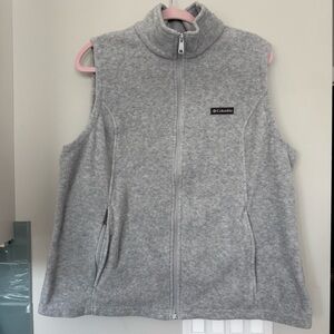 Columbia Light Gray Fleece Jacket
